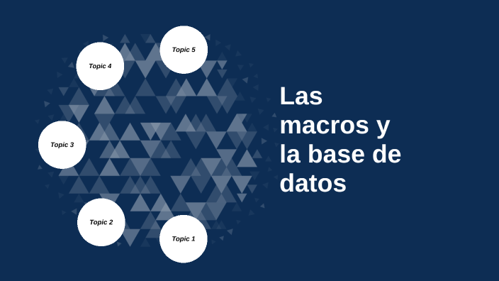 LAS MACROS Y LAS BASES DE DATOS by Norberto Rios Sosa on Prezi