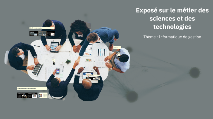 Exposé sur le métier des sciences et des technologies by Ali on Prezi