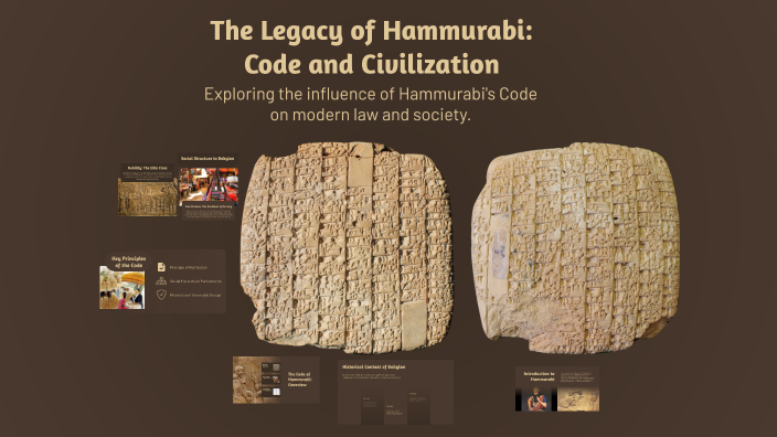 The Legacy of Hammurabi: Code and Civilization by Taylor Barnett on Prezi