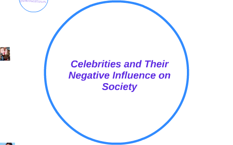 celebrities negative influence on youth