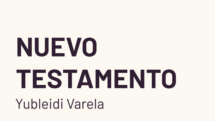 Línea de tiempo - Nuevo Testamento by Yubleidi Varela on Prezi