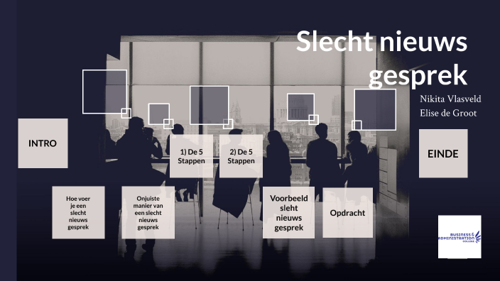 Slecht nieuws gesprek by Elise de groot on Prezi