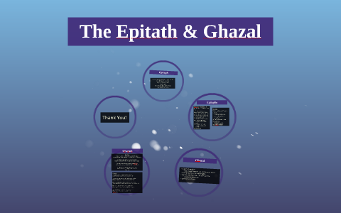 The Epitath & Ghazal by Zhuri Bryant on Prezi