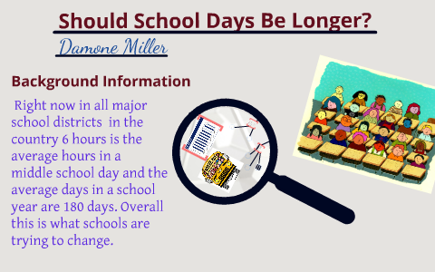 should school days be longer essay