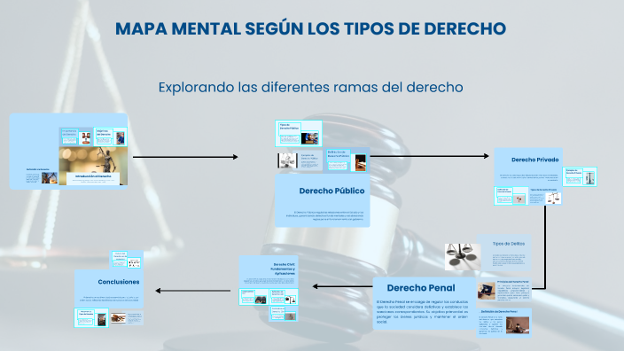 MAPA MENTAL SEGÚN LOS TIPOS DE DERECHO by WILLY ALGUINZONES on Prezi