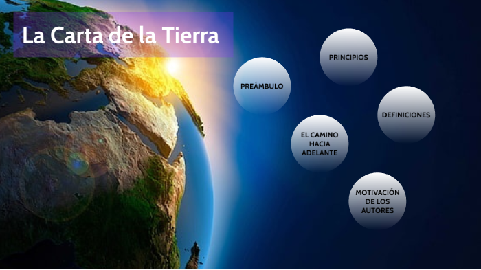 La Carta De La Tierra by Daniela Muñoz on Prezi