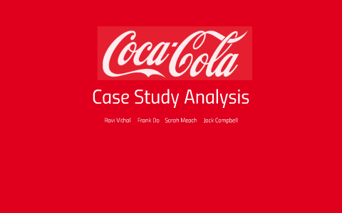 coca cola strategy case study