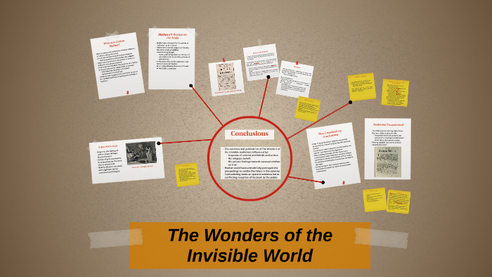 wonders of the invisible world sparknotes