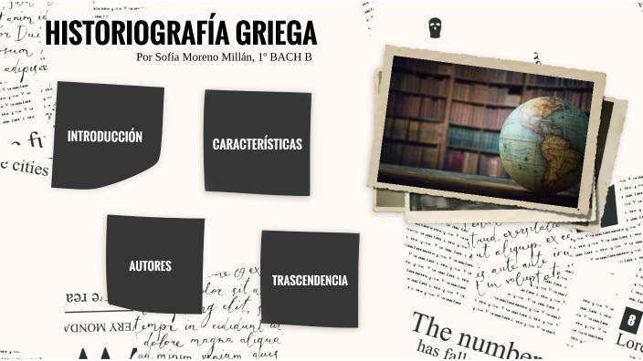 Historiografía Griega By Sofía Moreno Millán On Prezi