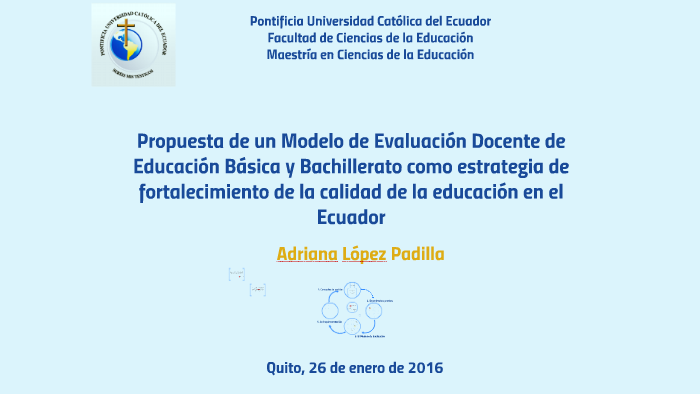 Modelo de Evaluación Docente by on Prezi