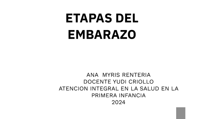 ETAPAS DEL EMBARAZO by ana renteria on Prezi