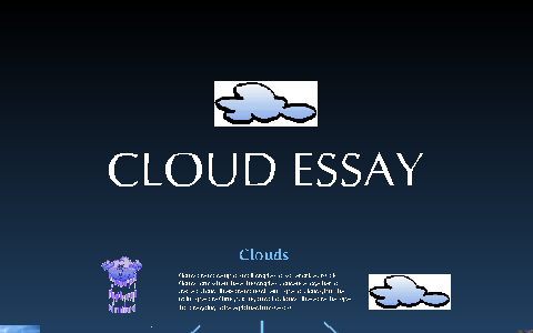 the meaning of clouds analytical essay