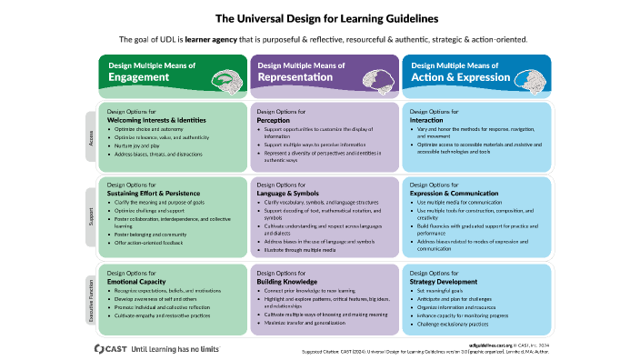 Universal Design For Learning Guidelines by Faye_09 on Prezi