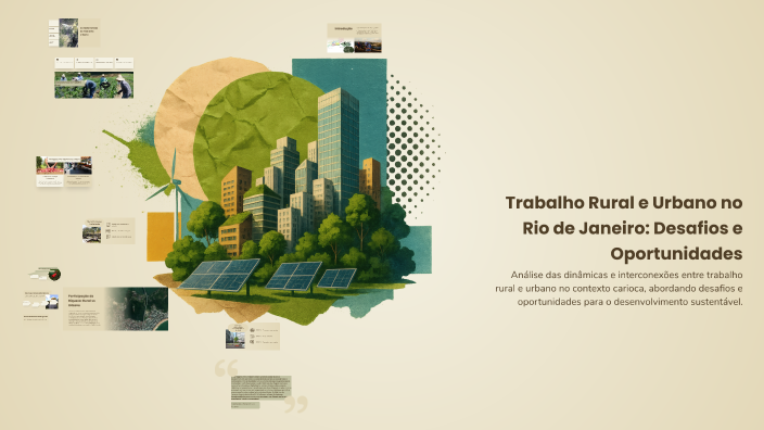 Trabalho Rural e Urbano no Rio de Janeiro: Desafios e Oportunidades by ...