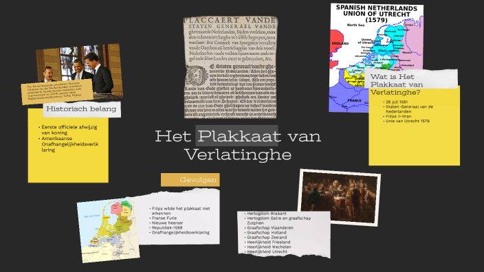 Het Plakkaat van Verlatinghe by Jana Bogdanovic on Prezi