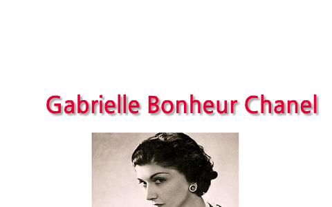 Gabrielle Bonheur Chanel by celeste de Bardelaben