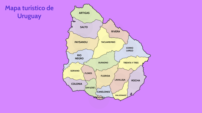 Mapa turistico de Uruguay by Isabella Carmona Rullan on Prezi