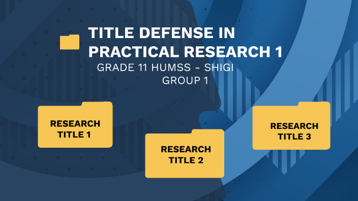 parts of research title defense