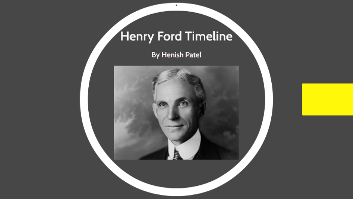 Henry Ford Timeline by Henish Patel on Prezi