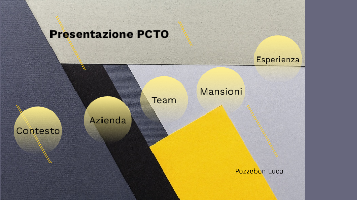 Presentazione pcto by luca pozzebon on Prezi