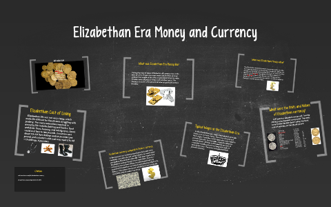 money in elizabethan england