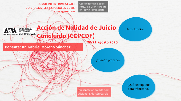 Juicio De Nulidad De Juicio Concluido