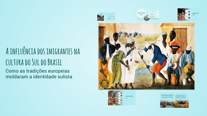 A influência dos imigrantes na cultura do Sul do Brasil by JHENI BRAGA ...