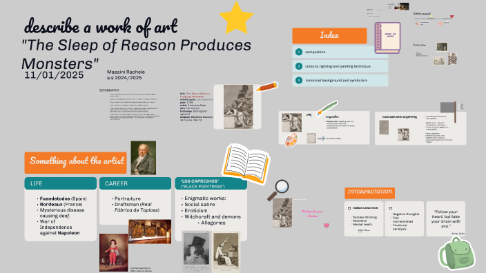 The Sleep Of Reason Produces Monsters Artist Crossword