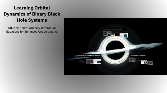 Learning Orbital Dynamics of Binary Black Hole Systems by Pranav Vinod ...