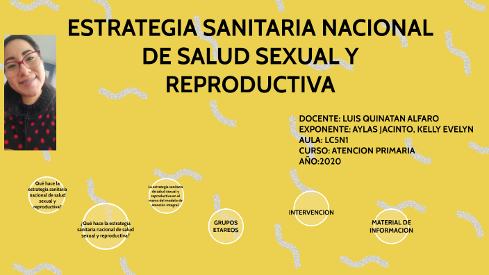 Estrategia Sanitaria Nacional De Salud Sexual Y Reproductiva By Kelly Evelyn Aylas Jacinto On 2957
