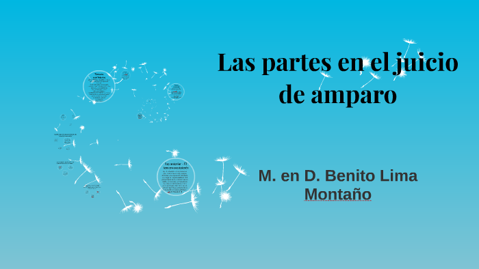 Las partes en el juicio de amparo by BENITO LIMA MONTAÑO on Prezi
