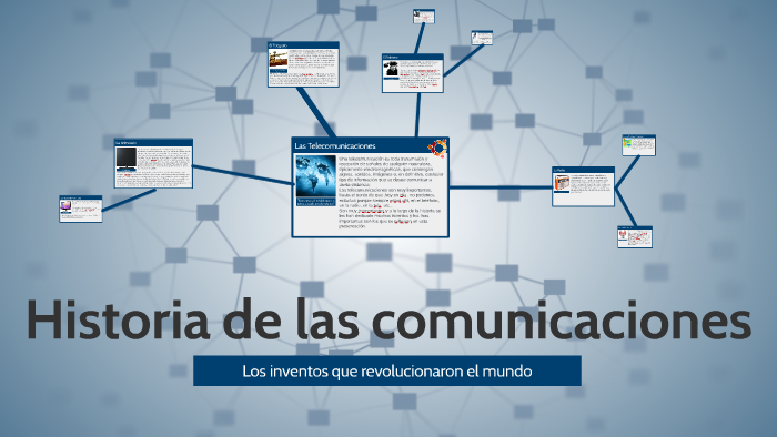 Historia de las comunicaciones by Julio Alonso Pérez on Prezi