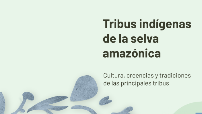 Tribus indígenas de la selva amazónica by Angie García on Prezi