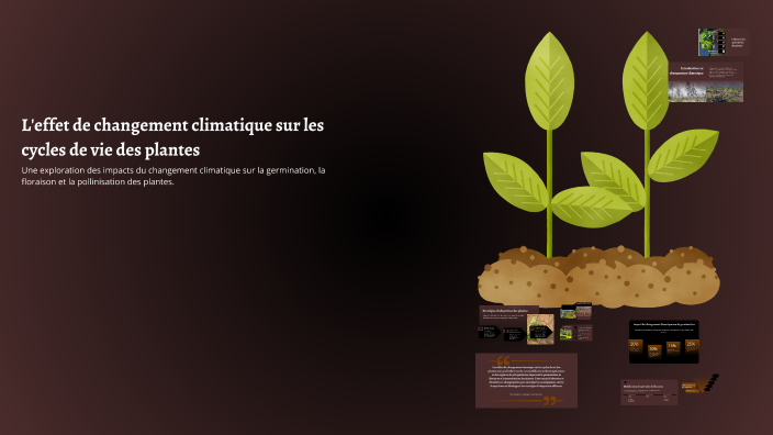 L'effet de changement climatique sur les cycles de vie des plantes by ...