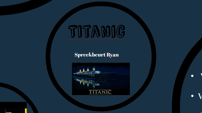 Titanic By Chantal Van De Westelaken On Prezi