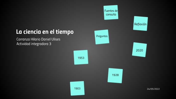 La ciencia en el tiempo by Daniel Carranza on Prezi
