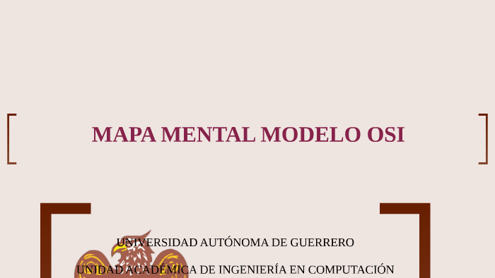 Mapa mental MODELO OSI by GUADALUPE CAMILO