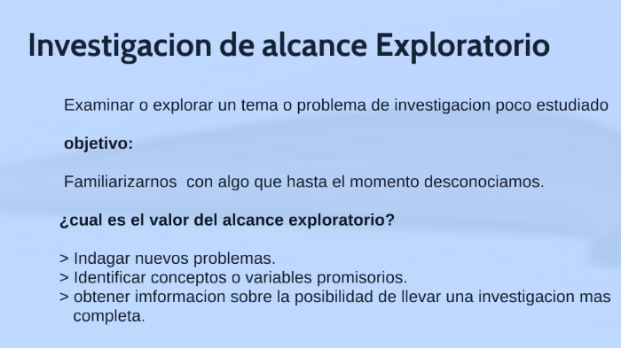 Alcances De La Investigacion | PPT