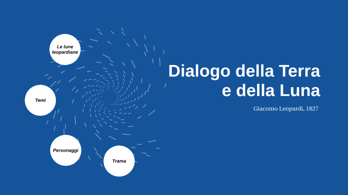 Dialogo Della Terra E Della Luna Dialogo della Terra e della Luna by Martina Olivieri on Prezi