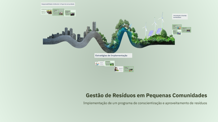Gestão de Resíduos em Pequenas Comunidades by Amanda Rafaela Ferreira ...