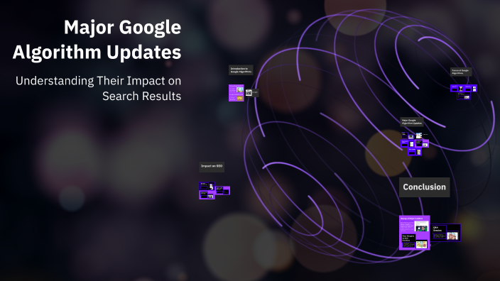 Major Google Algorithm Updates by shehryar on Prezi
