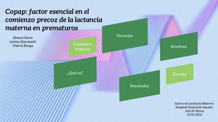 Copap COPAP FACTOR ESENCIAL EN EL COMIENZO PRECOZ DE LA LACTANCIA MATERNA EN ...