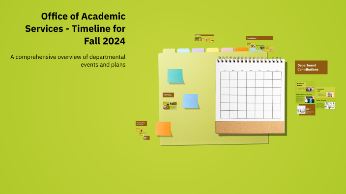 Office of Academic Services - Timeline for Fall 2024 by Aashish Karn on ...