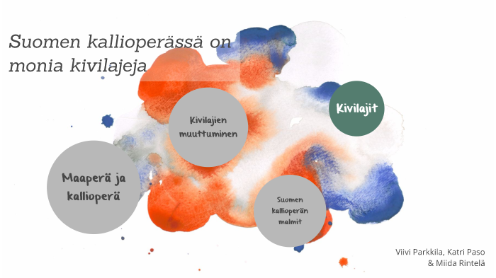 Kivilajit by miida rintelä on Prezi Next