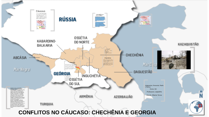 Conflitos no Cáucaso: o caso da Chechênia - Planos de aula - 9º ano -  Geografia