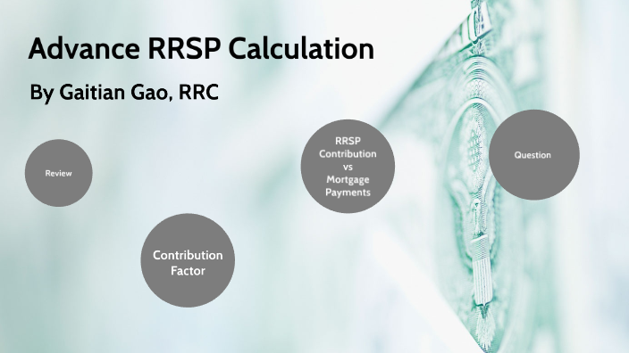 rrsp estimator