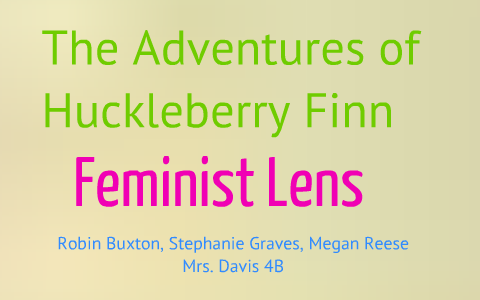 feminism in huckleberry finn