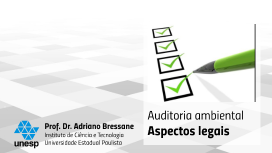 AUDI 03 - Aspectos legais