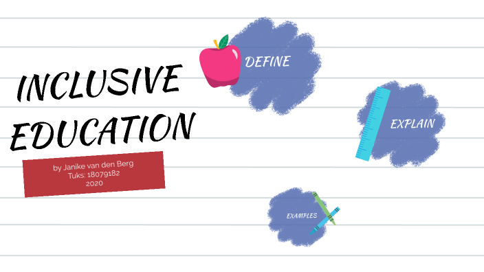 Inclusive Education Presentation by Janike van den Berg on Prezi
