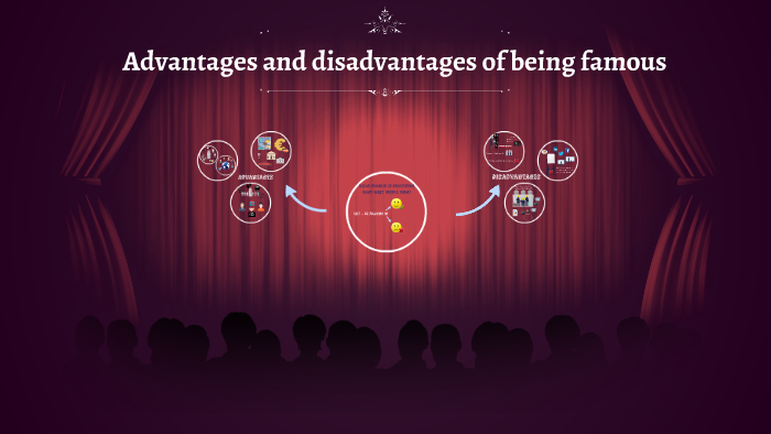 write an essay about advantages and disadvantages of being famous